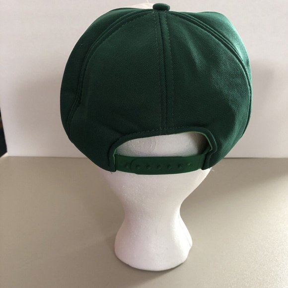 Vintage Beck's Beer Trucker Style Hat Green White Snap-Back Eastern Wear Guard - Picture 2 of 5